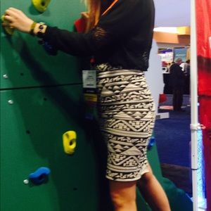 BOGO Aztec print pencil skirt